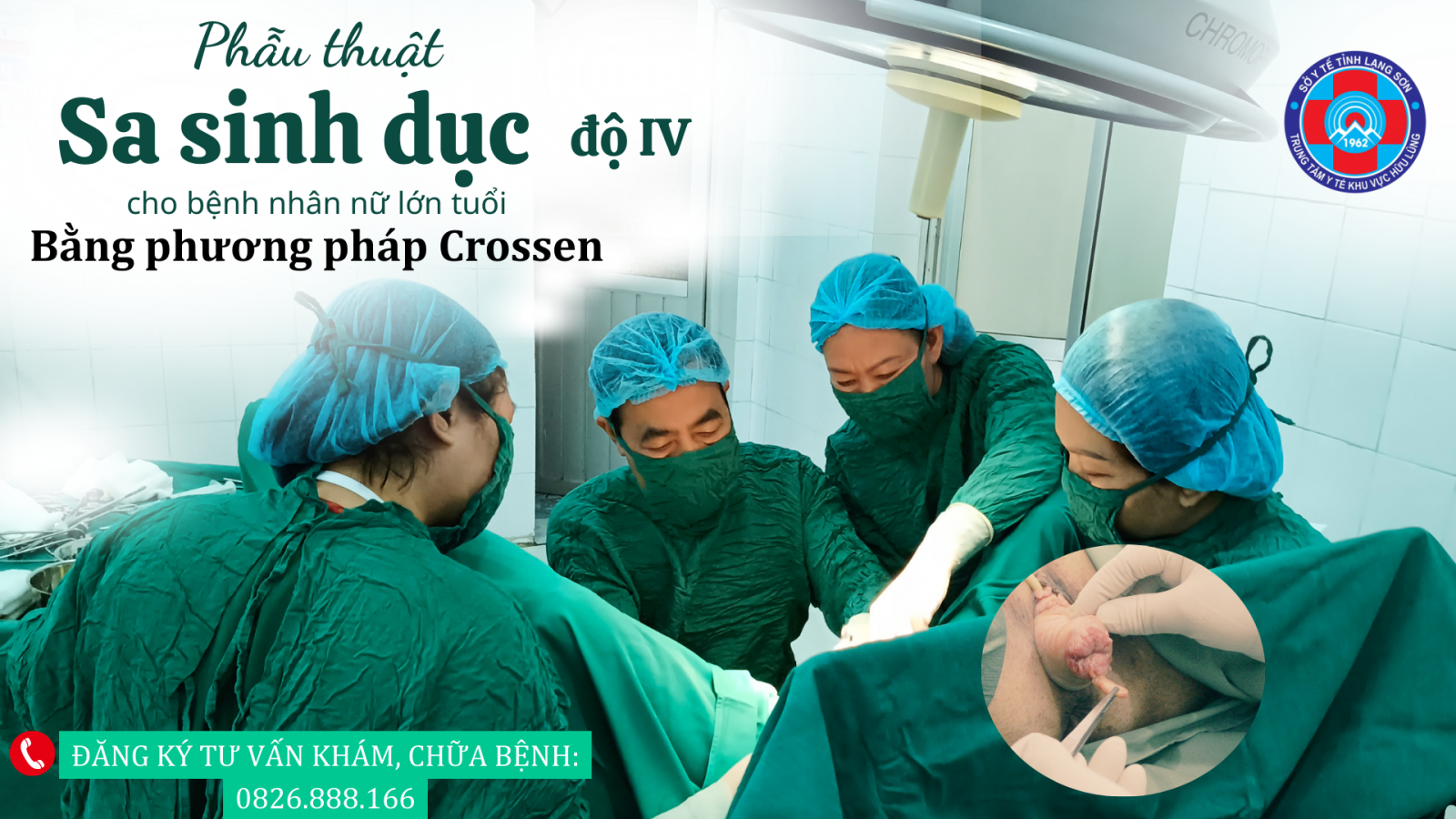 Trung tâm Y tế khu vực Hữu Lũng phẫu thuật thành công ca sa sinh dục độ IV